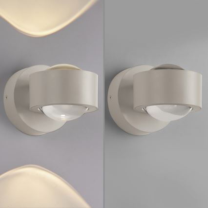 Schöner Wohnen 19331-39 - LED seinavalgusti CHIA 2xLED/2W/230V hall