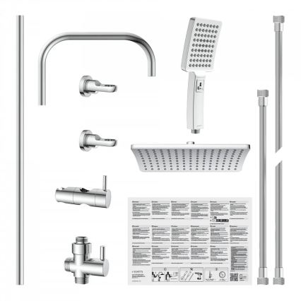 Schütte 60660 - dušikomplekt MALLORCA, läikiv kroom