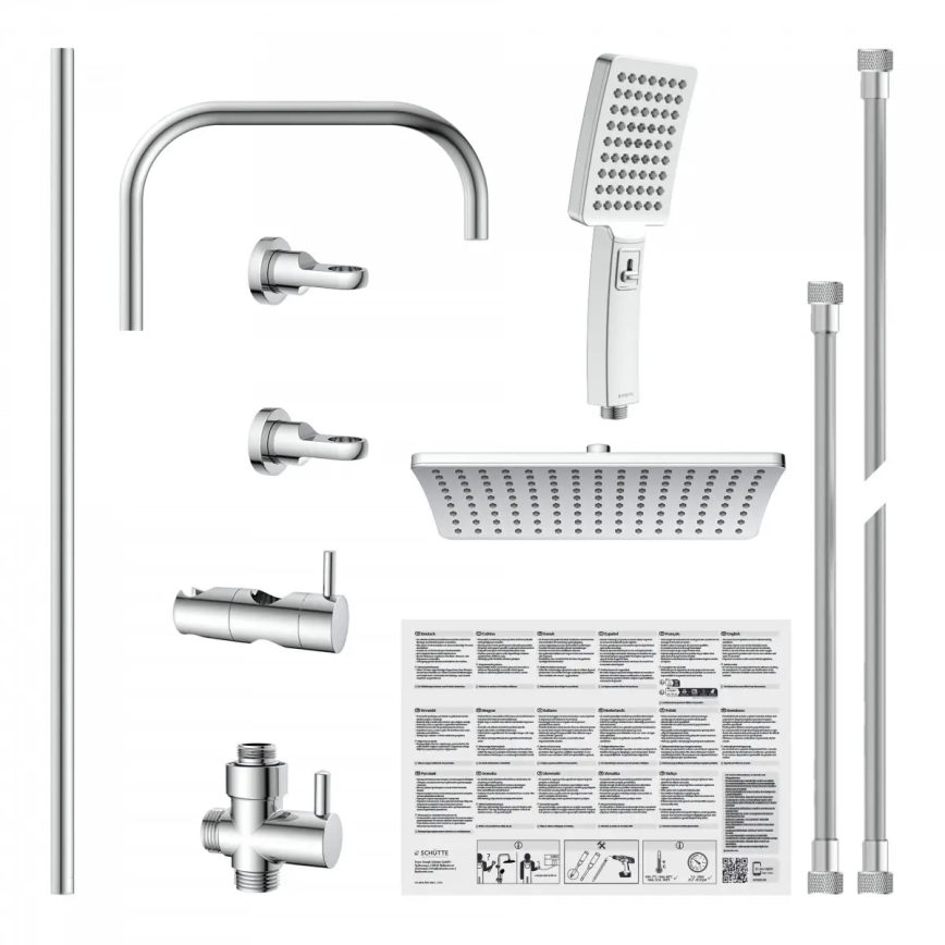 Schütte 60660 - dušikomplekt MALLORCA, läikiv kroom