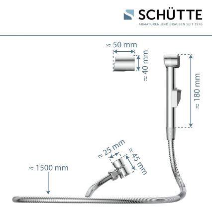 Schütte 78016 - Valamu pihusti, läikiv kroom