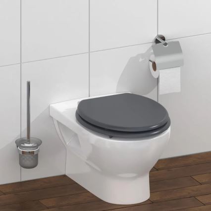 Schütte 80104 - WC-istme kaas SPIRIT antratsiit pehme sulgumisega MDF-puit