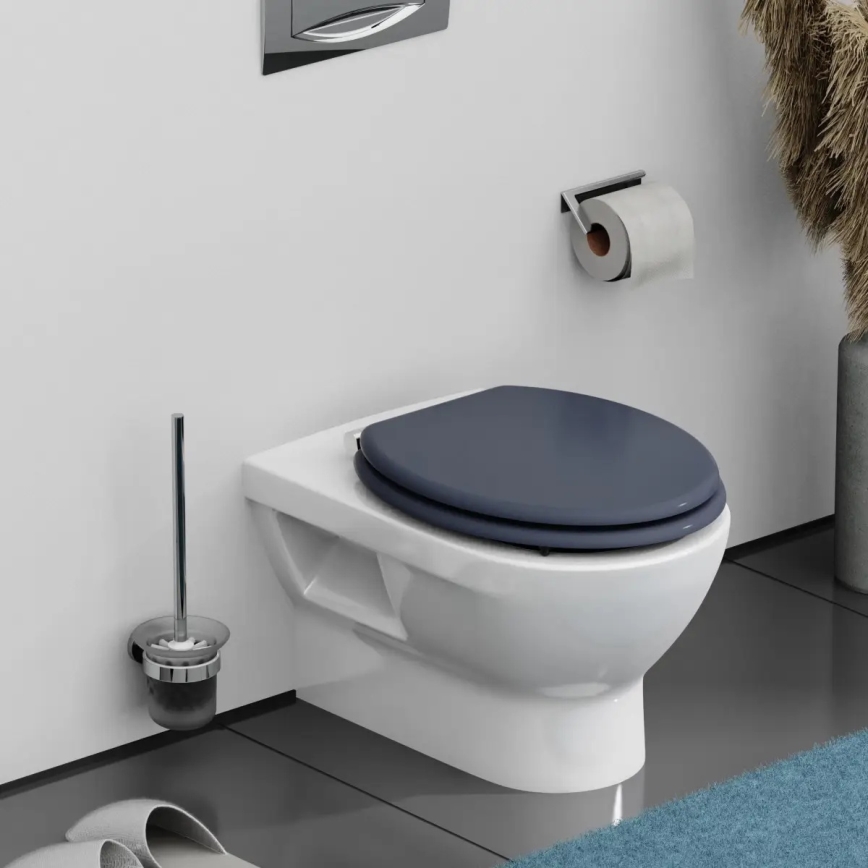 Schütte 80104 - WC-istme kaas SPIRIT antratsiit pehme sulgumisega MDF-puit