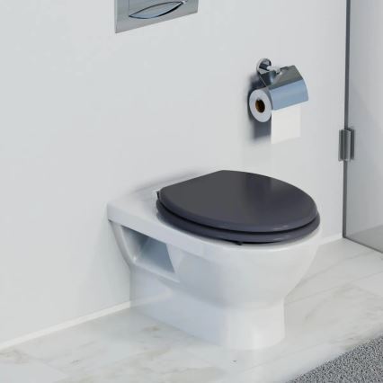 Schütte 80104 - WC-istme kaas SPIRIT antratsiit pehme sulgumisega MDF-puit
