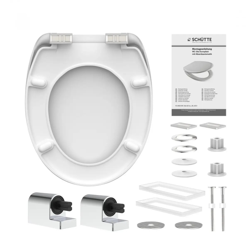 Schütte 82100-A - WC-iste WHITE SoftClose duroplast