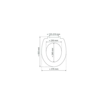 Schütte 82100-A - WC-iste WHITE SoftClose duroplast