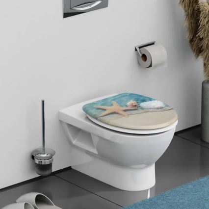 Schütte 82196 - WC-istme kaas BEACH SoftClose, duroplastist