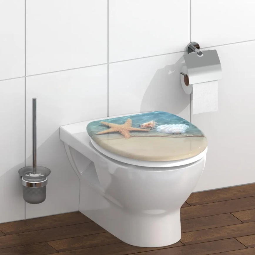 Schütte 82196 - WC-istme kaas BEACH SoftClose, duroplastist