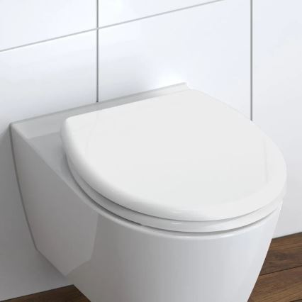 Schütte 82300-A - WC-istme kaas, valge, pehmelt sulguv, duroplastist