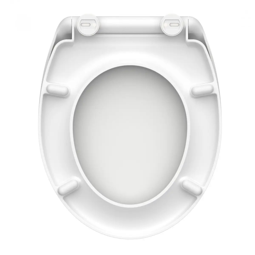 Schütte 82300-A - WC-istme kaas, valge, pehmelt sulguv, duroplastist