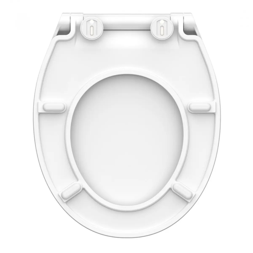Schütte 82700 - SLIM WHITE pehme sulgemisega duroplastist WC-poti kaas