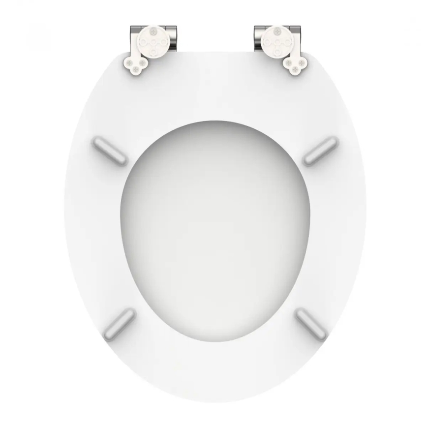 Schütte 84100-A - WC-poti kaas WHITE SoftClose MDF-puidust