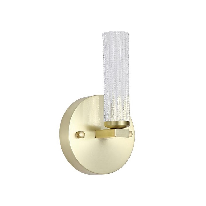 Searchlight - Hämardatav LED vannitoa seinavalgusti ABERDEEN LED/7W/230V IP44 messing