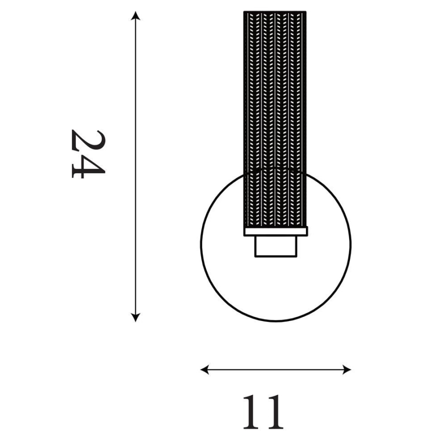 Searchlight - Hämardatav LED vannitoa seinavalgusti ABERDEEN LED/7W/230V IP44 messing