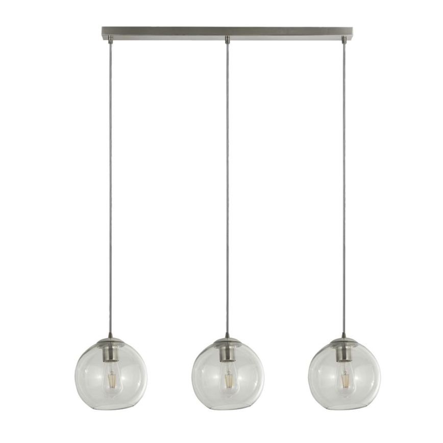 Searchlight - Lühter PENDANT 3xE27/40W/230V matt kroom