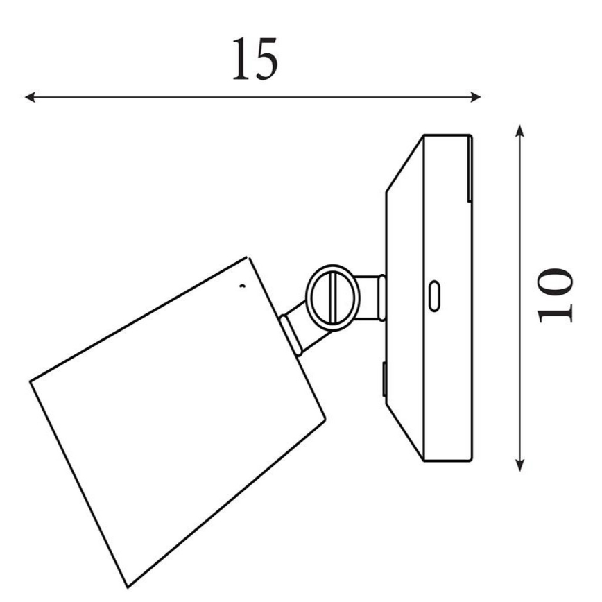 Searchlight - LED hämardatav laetav seinavalgusti CONE LED/1,5W/5V kuldne