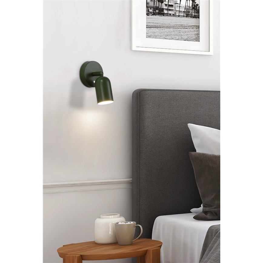 Searchlight - LED hämardatav laetav seinavalgusti CONE LED/1,5W/5V roheline