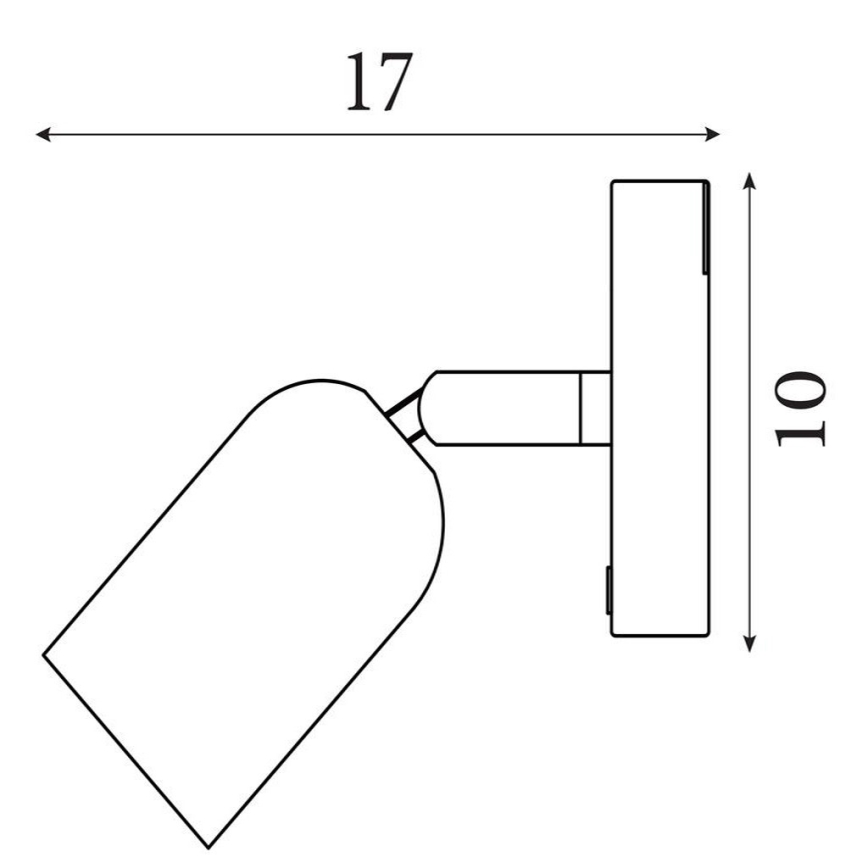 Searchlight - LED hämardatav laetav seinavalgusti CONE LED/1,5W/5V roheline