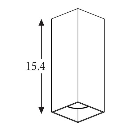 Searchlight - Seinavalgusti DON 2xGU10/10W/230V must