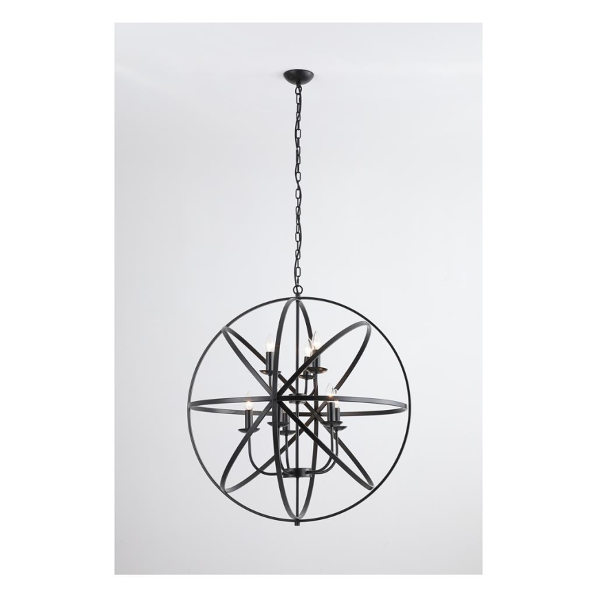 Searchlight - Ripplühter ketiga ORBIT 8xE14/60W/230V must