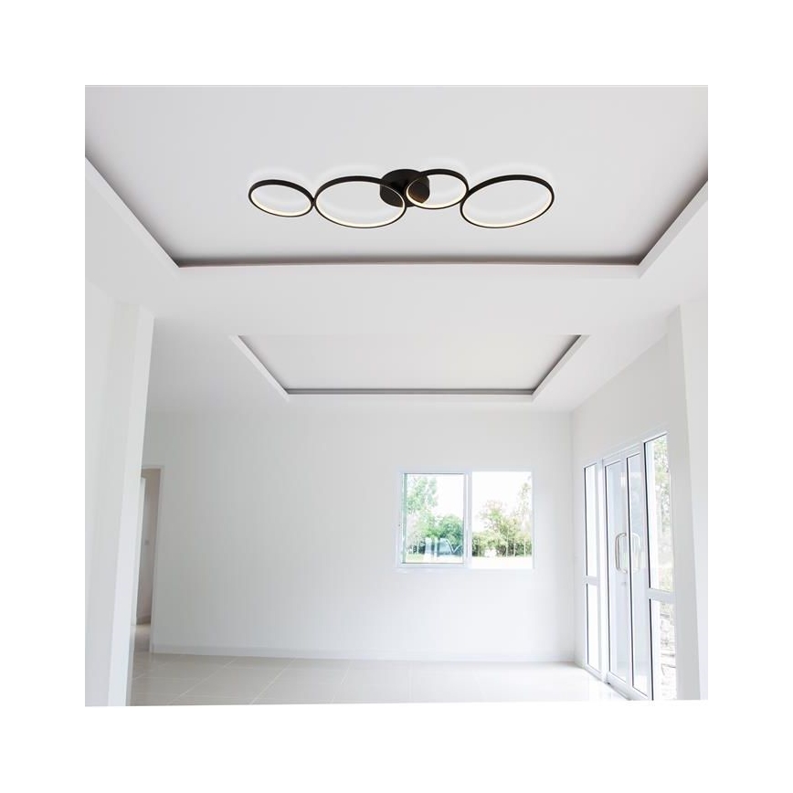 Searchlight - LED Pinnale kinnitatav lühter CIRQUE 4xLED/34W/230V