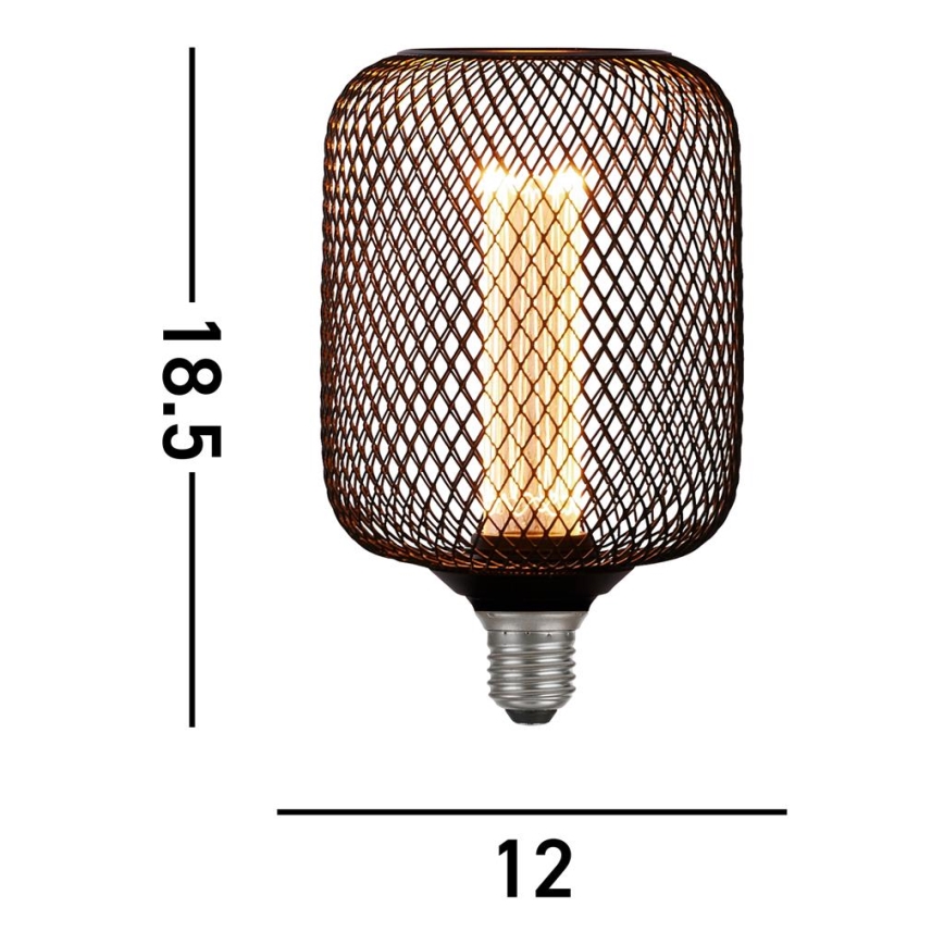 Searchlight - LED-hämardatav dekoratiivne pirn WIRE MESH E27/4,5W/230V 2700K