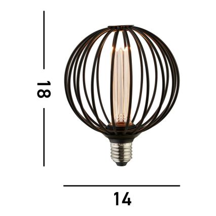 Searchlight - LED-hämardatav dekoratiivne pirn GLOBE E27/4,5W/230V 2700K