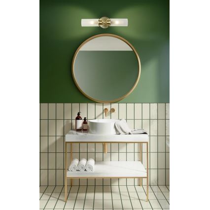 Searchlight - Seinavalgusti IMPERIAL 2xG9/33W/230V messing