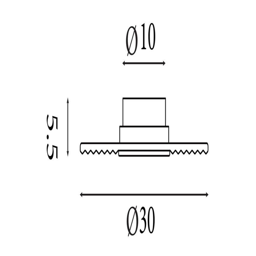 Searchlight - LED hämardatav seinavalgusti CLEO LED/9,4W/230V hall