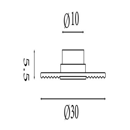 Searchlight - LED-hämardatav seinavalgusti CLEO LED/9,4W/230V suitsune