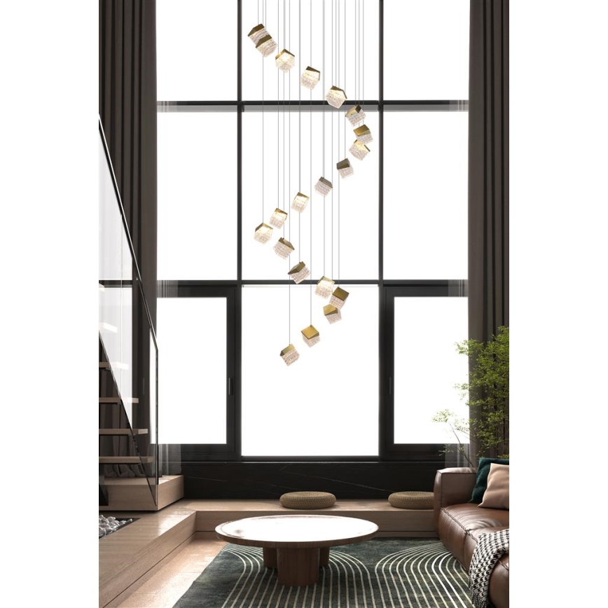 Searchlight - LED hämardatav laelamp CUBOID LED/10,25W/230V 3000K