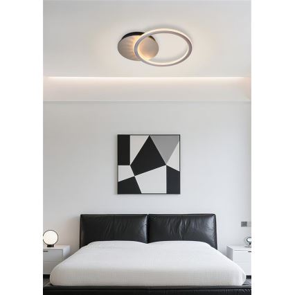 Searchlight - LED hämardatav laevalgusti SPECS LED/18W/230V 3000K 35x45 cm messing