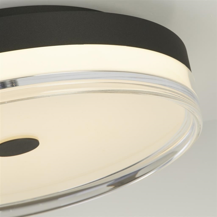 Searchlight - LED-laevalgusti CYPRUS LED/29W/230V, läbimõõt 40 cm, must