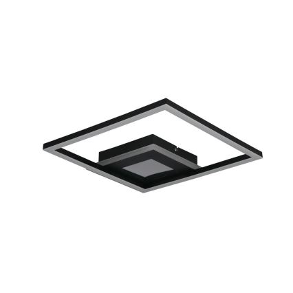 Searchlight - LED hämardatav laevalgusti QUADRATE LED/24W/230V 36x36 cm must