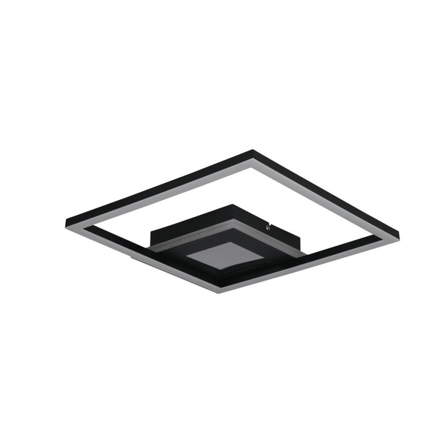 Searchlight - LED hämardatav laevalgusti QUADRATE LED/24W/230V 36x36 cm must