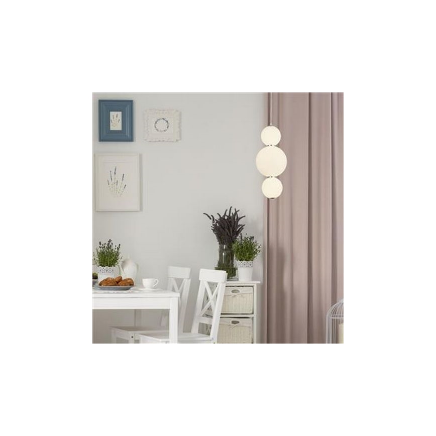 Searchlight - LED Lühter SNOWBALL LED/18W/230V