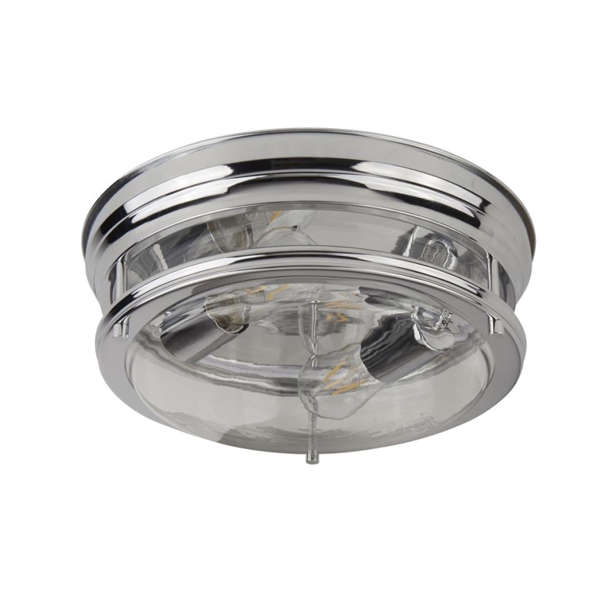 Searchlight - Laevalgusti EDINBURGH I 2xE27/40W/230V läikiv kroom