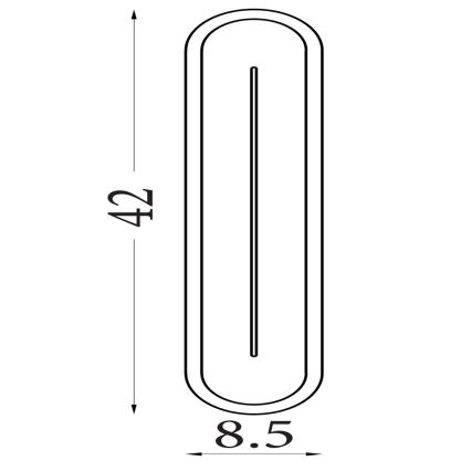 Searchlight - hämardatav LED-seinavalgusti COUPER LED/14W/230V 3000K