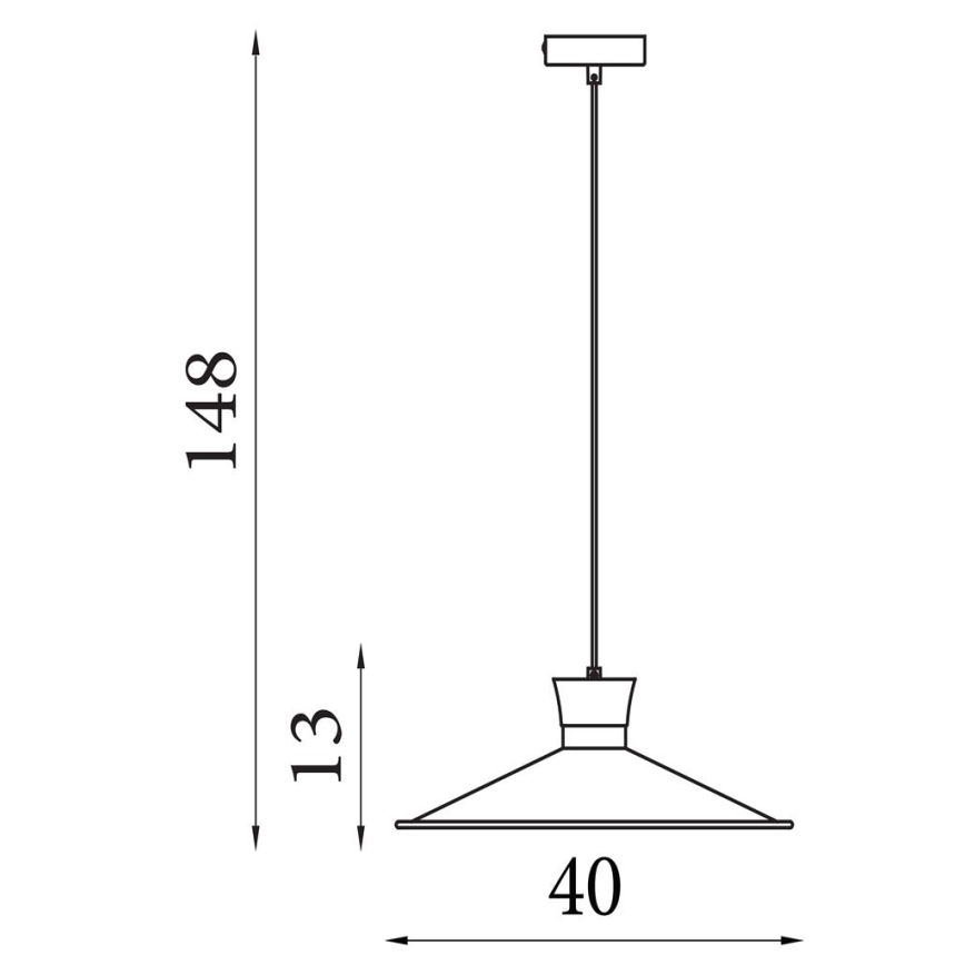 Searchlight - BALHAM rippvalgusti kaabliga 1xE27/60W/230V