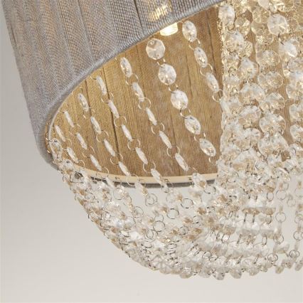 Searchlight - laevalgusti BELLANO 5xG9/7W/230V, läbimõõt 50 cm, hall