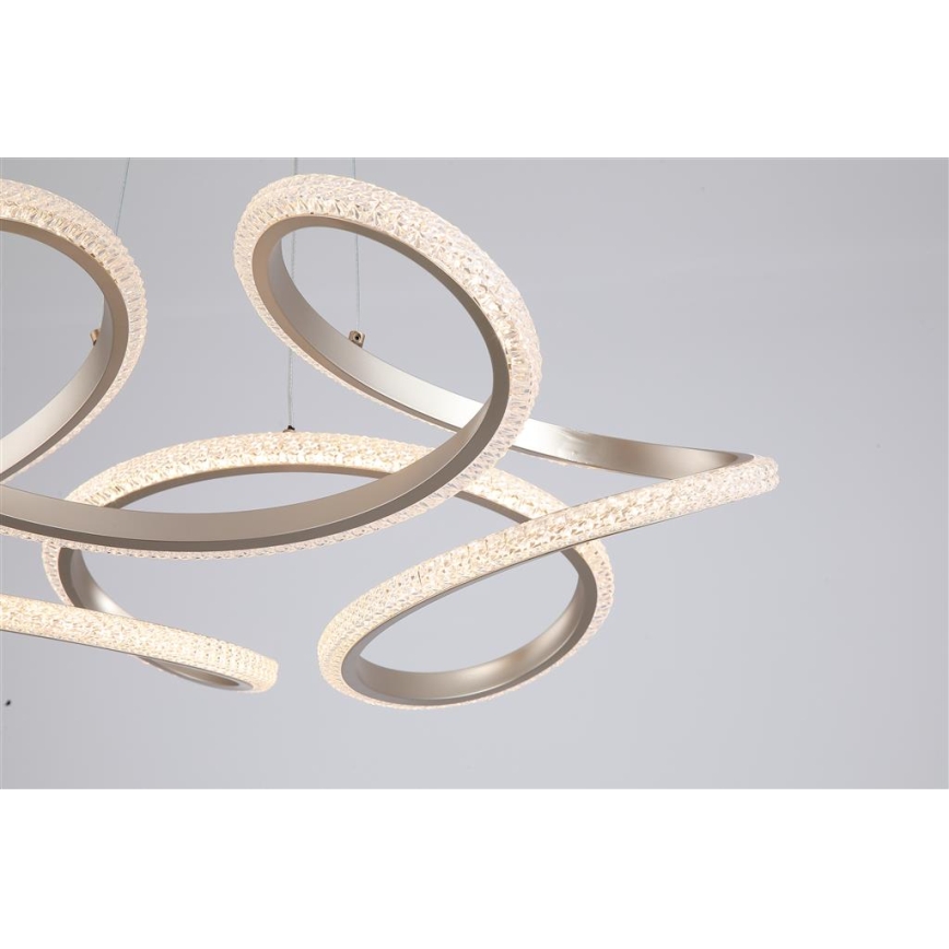 Searchlight - hämardatav LED-ripplühter kaabliga DOODLE LED/40W/230V messing