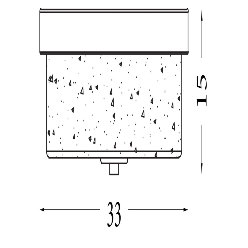 Searchlight - Vannitoa laelamp PRESTON 2xE27/60W/230V IP44, läbimõõt 33 cm, messing