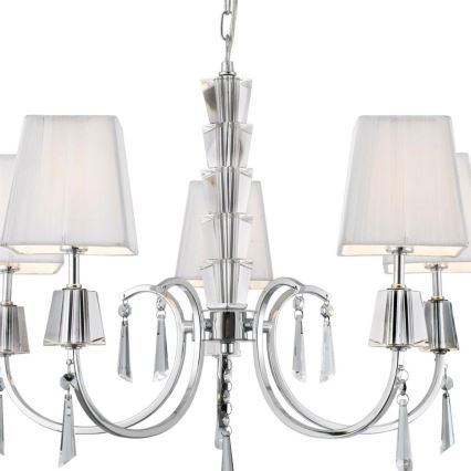 Searchlight - Lühter PORTICO 5xG9/33W/230V läikiv kroom