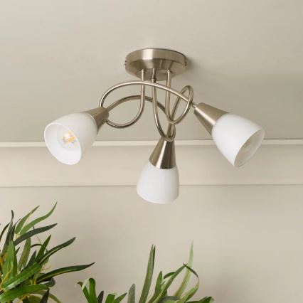 Searchlight - Pinnapealne lühter 3xE14/7W/230V