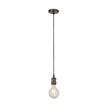 Searchlight - Kaabliga rippvalgusti SUSPENSION 1xE27/60W/230V antratsiit