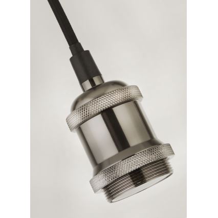 Searchlight - Rippvalgusti kaabliga SUSPENSION 1xE27/60W/230V hõbedane
