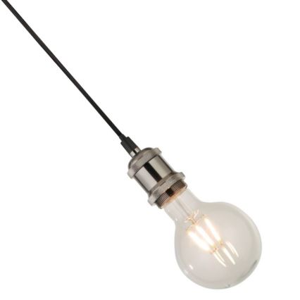 Searchlight - Rippvalgusti kaabliga SUSPENSION 1xE27/60W/230V hõbedane