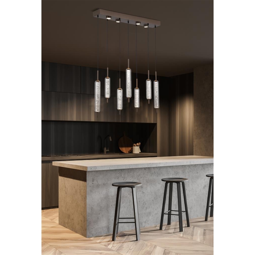 Searchlight - Hämardatav LED-rippvalgusti kaablil CATTAIL LED/33W/230V