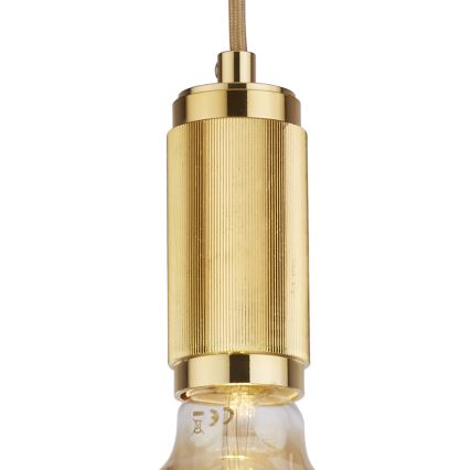 Searchlight - Rippvalgusti kaabliga SUSPENSION 1xE27/60W/230V kuldne