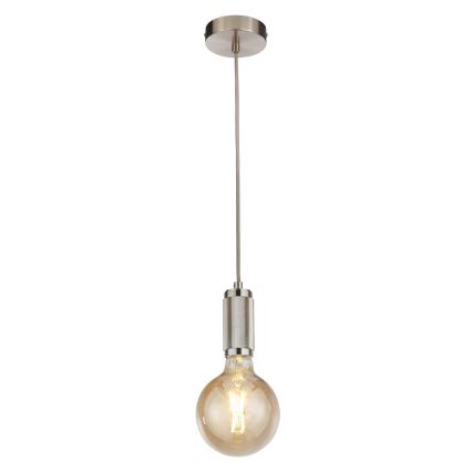 Searchlight - Rippvalgusti kaablil SUSPENSION 1xE27/60W/230V hõbedane