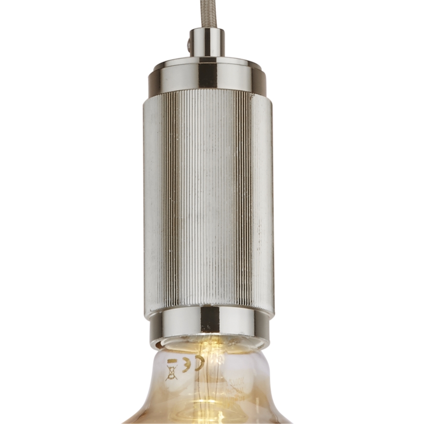 Searchlight - Rippvalgusti kaablil SUSPENSION 1xE27/60W/230V hõbedane